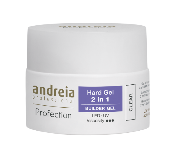 Zaštitni gradivni gel 2 u 1 ANDREIA - Clear 44 g