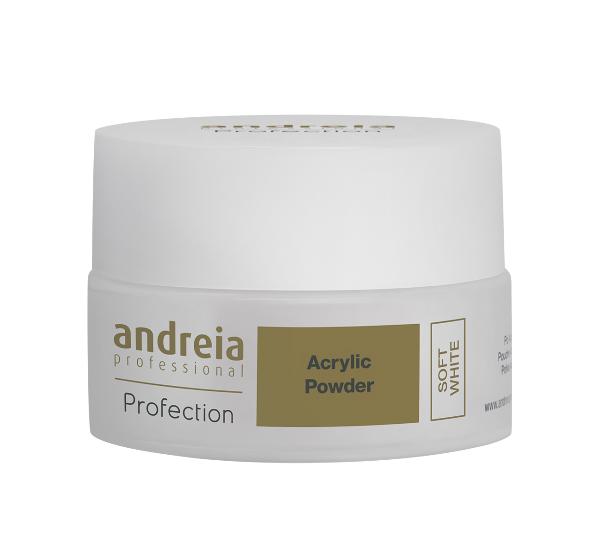 Akril prah za nadogradnju ANDREIA - Soft White 20g