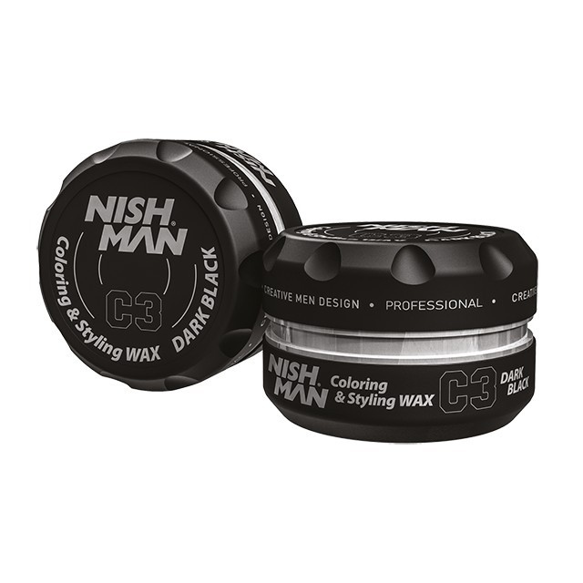 Crni vosak za kosu NISHMAN - 100 ml