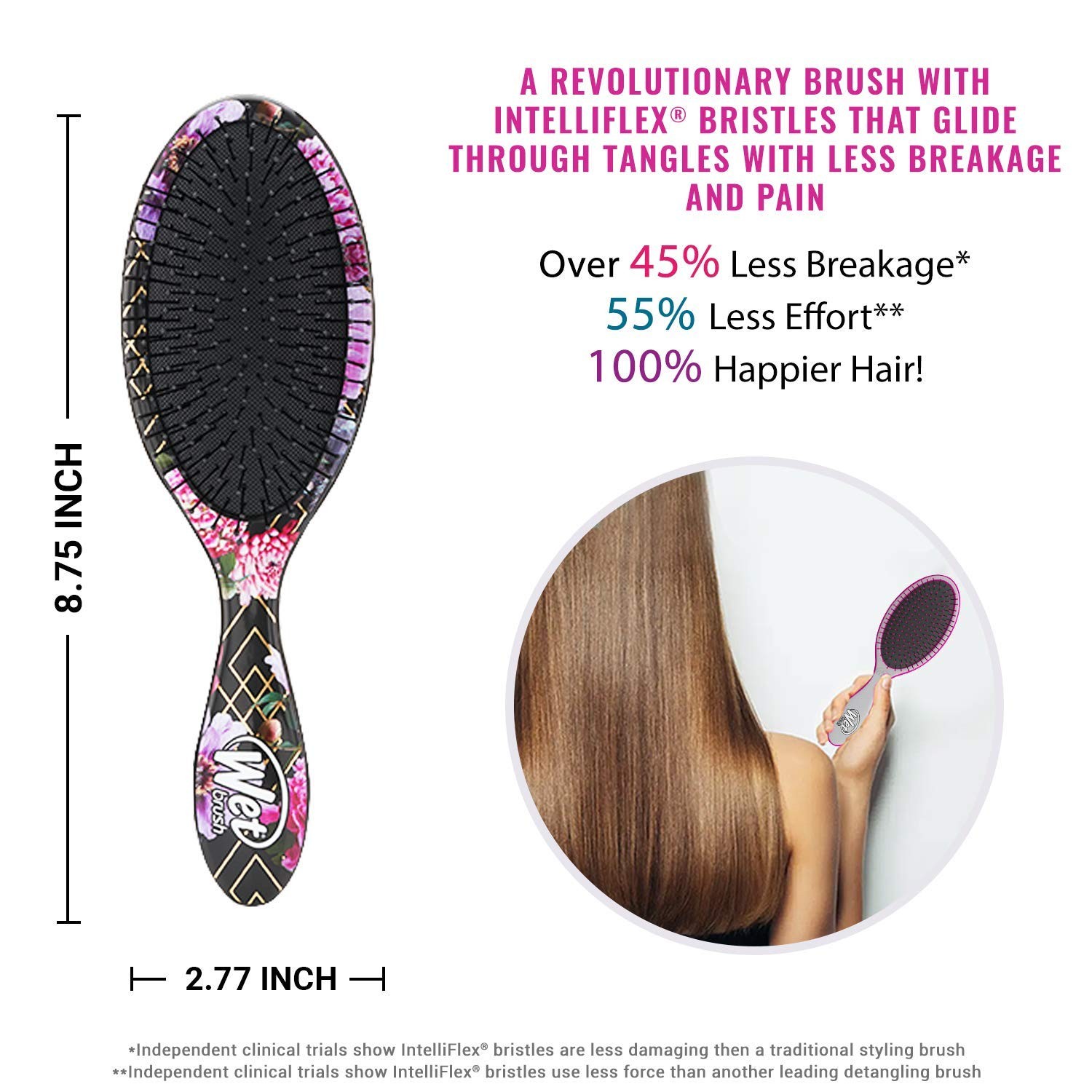 Četka za kosu WetBrush - Dark Floral Četka za kosu WetBrush - Dark Floral