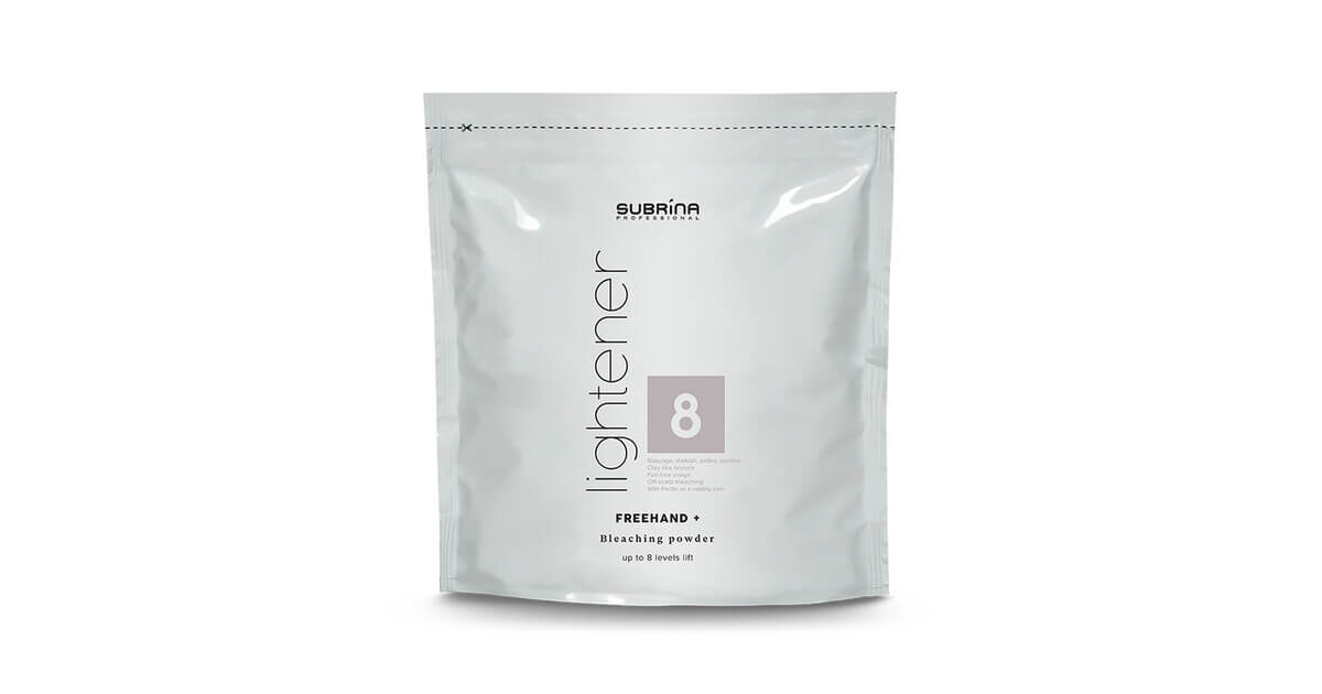 Lightener 8 Freehand + Bleaching Powder Subrína Professional 400g