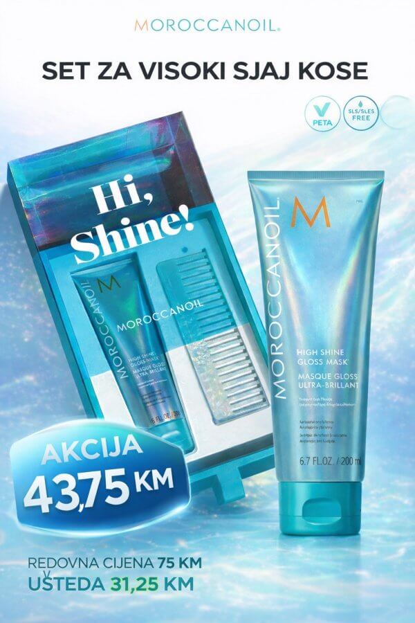 Moroccanoil  High Shine Gloss - set za kosu 200ml