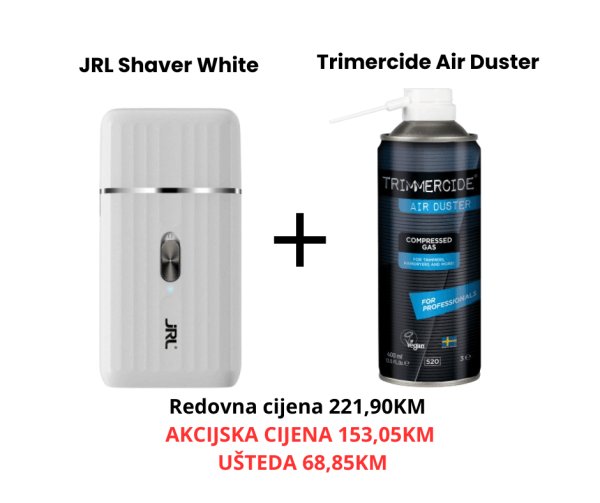 Akcijski set JRL Shaver + Air Duster 400ml