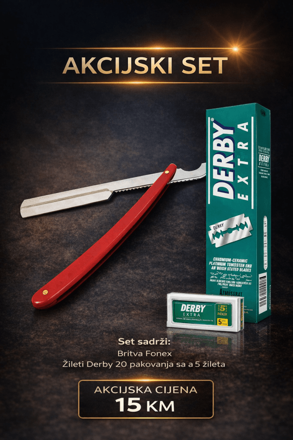 Akcijski set britva+žileti