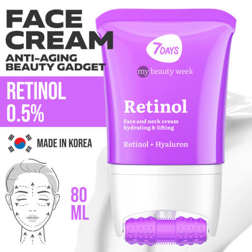 Krema za lice i vrat Hidratacija & Lifting Retinol 0,5% 7 Days 40ml - Image 2